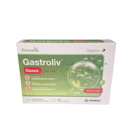 GASTROLIV GASES 60 COMPRIMIDOS