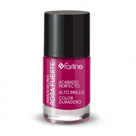 FARLINE ESMALTE UÑAS ROSA FUERTE 10 ML