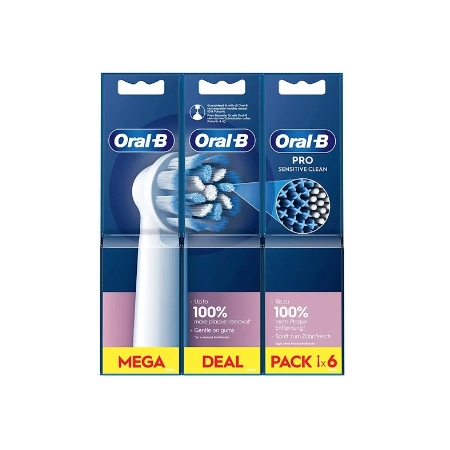 ORAL-B RECAMBIO SENSITIVE CLEAN 6 CABEZALES
