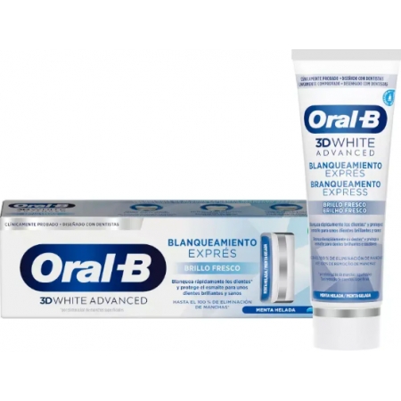 ORAL-B 3D WHITE ADVANCED BLANQUEAMIENTO EXPRESS 75 ML -BAJA-