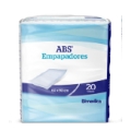 ABS 20 EMPAPADERAS DESECHABLES 90 CM X 60 CM
