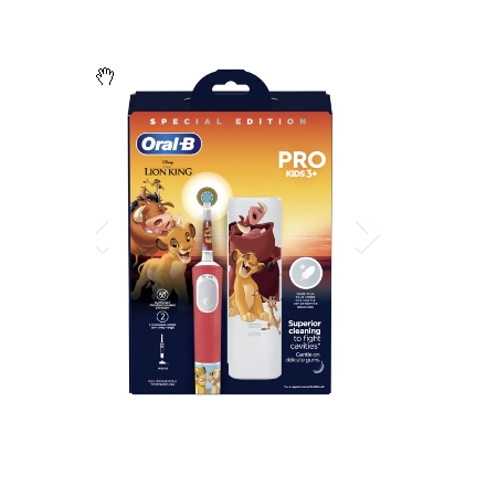 ORAL-B CEPILLO ELECTRICO PRO-KIDS +3 AÑOS REY LEON CON ESTUCHE DE VIAJE