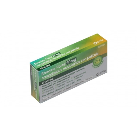EBACINA FORTE 20 MG 10 COMPRIMIDOS RECUBIERTOS