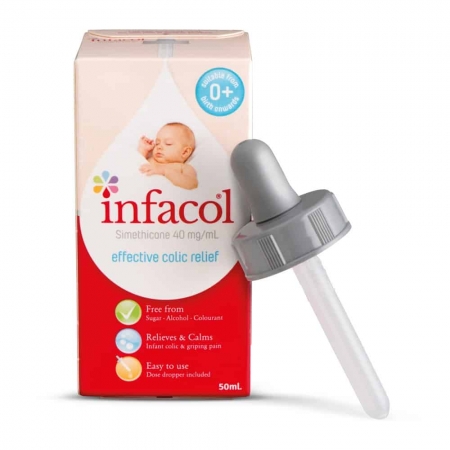 INFACOL SIMETICONA 40 MG/ML SUSPENSION ORAL 50 ML SABOR NARANJA