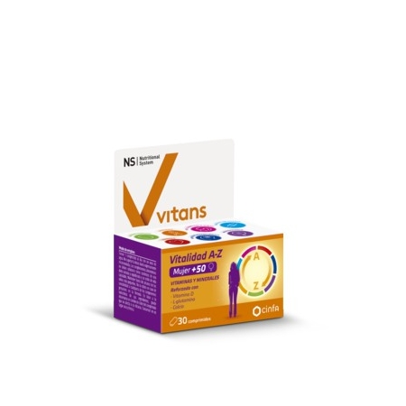 NS VITANS MUJER 50+ VITAMINAS A-Z 30 COMPRIMIDOS