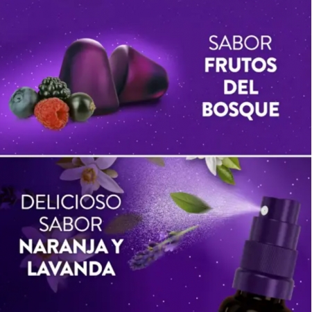 ZZZQUIL NATURA PACK 60 GUMMIES + 1 SPRAY 30 ML SABOR LAVANDA Y NARANJA