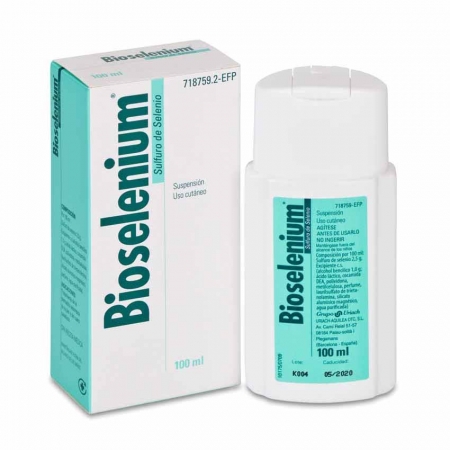 BIOSELENIUM 25 MG/ML SUSPENSION TOPICA 100 ML