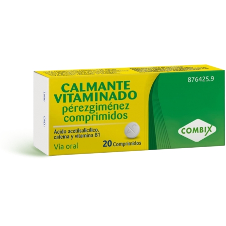 CALMANTE VITAMINADO PEREZGIMENEZ 20 COMPRIMIDOS