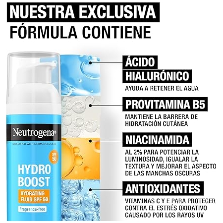 NEUTROGENA HYDRO BOOST FLUIDO HIDRATANTE SPF50 15 ML