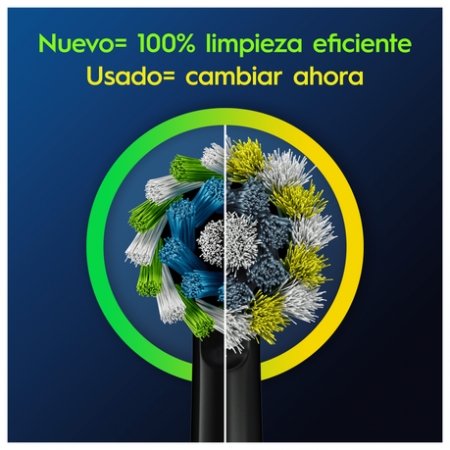 ORAL-B RECAMBIOS PRO CROSS ACTION - 6 CABEZALES NEGROS