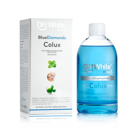 OH! WHITE PREMIUM BLUE DIAMONDS COLUX COLUTORIO BLANQUEADOR 500 ML