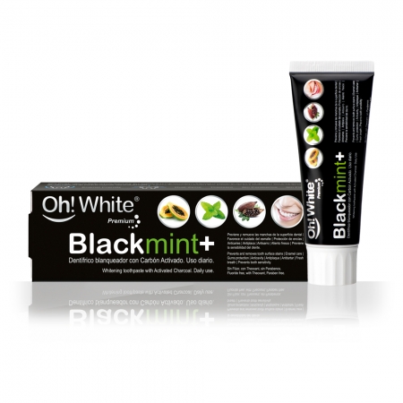 OH! WHITE PREMIUM BLACKMINT+ DENTIFRICO BLANQUEADOR 75 ML