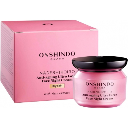 ONSHINDO OSAKA NADESHIKOIRO CREMA NOCHE ANTIEDAD PIEL SECA 50 ML