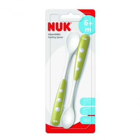 NUK 2 CUCHARAS PARA PAPILLA COLORES SURTIDOS