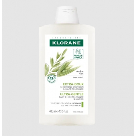 KLORANE CHAMPU A LA LECHE DE AVENA 400 ML
