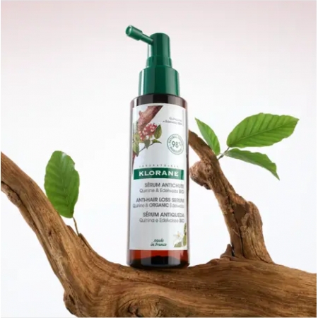 KLORANE SERUM ANTICAIDA A LA QUININA Y EDELWEISS BIO 1 FRASCO CON PULVERIZADOR 100 ML