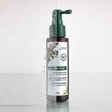 KLORANE SERUM ANTICAIDA A LA QUININA Y EDELWEISS BIO 1 FRASCO CON PULVERIZADOR 100 ML