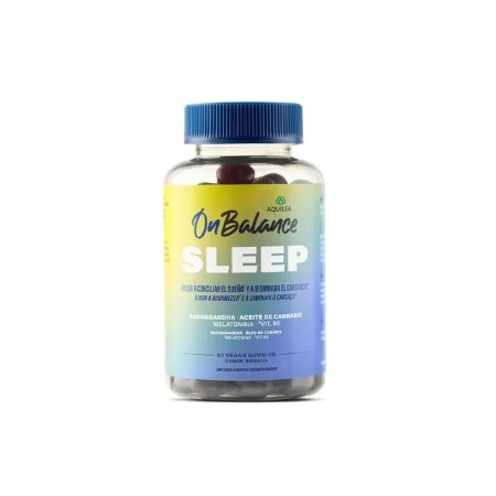 AQUILEA ON BALANCE SLEEP 60 VEGAN GUMMIES SABOR BANANA