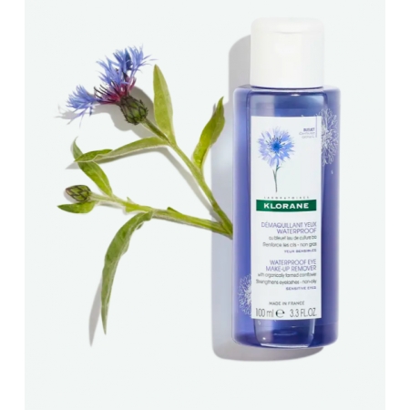 KLORANE DESMAQUILLANTE PARA OJOS WATERPROOF AL ACIANO CALMANTE 100 ML