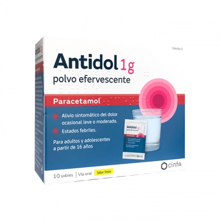 ANTIDOL 1 G 10 SOBRES POLVO EFERVESCENTE