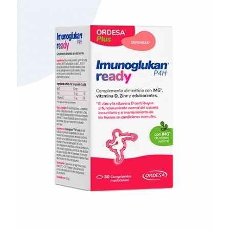 IMUNOGLUKAN P4H READY 30 COMPRIMIDOS MASTICABLES