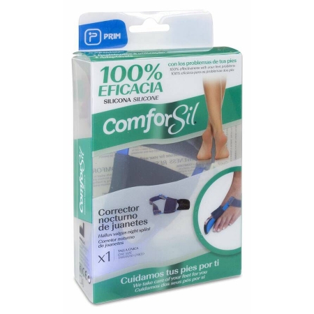 COMFORSIL CORRECTOR NOCTURNO DE JUANETES HALLUX VALGUS 1 UNIDAD PARA PIE IZQUIERDO (CC252)
