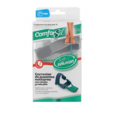 COMFORSIL CORRECTOR NOCTURNO DE JUANETES HALLUX VALGUS 1 UNIDAD PARA PIE DERECHO (CC251)