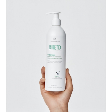 BIRETIX CLEANSER GEL LIMPIADOR PURIFICANTE 1 ENVASE CON DOSIFICADOR 400 ML