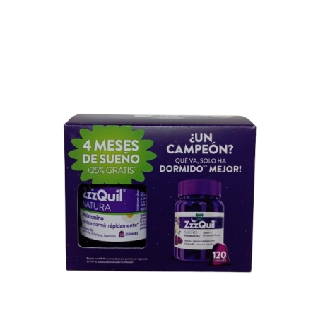 ZZZQUIL NATURA PACK 4 X 30 GUMMIES
