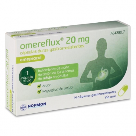 OMEREFLUX 20 MG 14 CAPSULAS GASTRORRESISTENTES