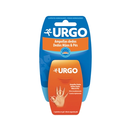 URGO AMPOLLAS 6 APÓSITOS CON HIDROCOLOIDE PARA DEDOS