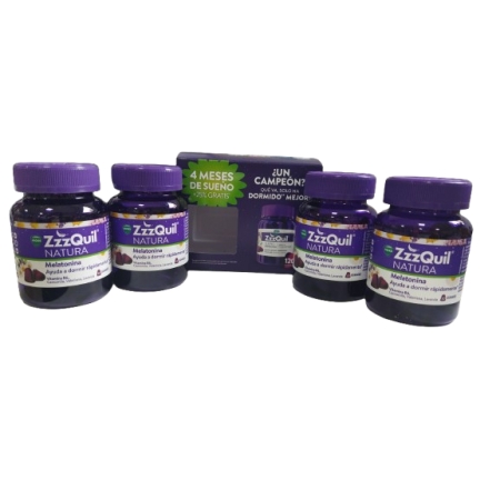 ZZZQUIL NATURA PACK 4 X 30 GUMMIES