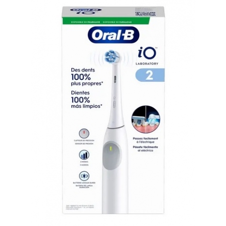 ORAL-B IO2 CEPILLO ELECTRICO LABORATORY 1 UNIDAD COLOR BLANCO