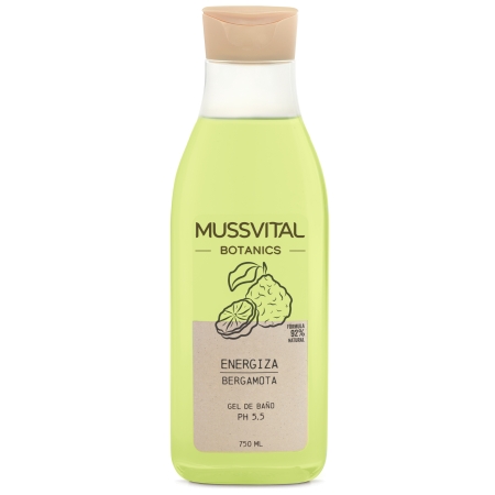 MUSSVITAL ESSENTIALS BOTANICS GEL DE BAÑO BERGAMOTA 750 ML