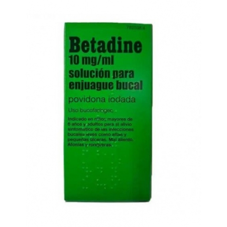 BETADINE BUCAL 10 MG/ML SOLUCION BUCAL PARA ENJUAGUE 200 ML
