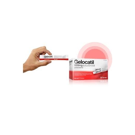 GELOCATIL 650 MG 12 SOBRES SOLUCION ORAL
