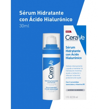 CERAVE SERUM HIDRATANTE CON ACIDO HIALURONICO 30 ML