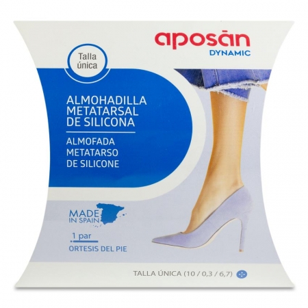 APOSAN DYNAMIC ALMOHADILLA METATARSAL DE SILICONA  2 UNIDADES TALLA UNICA