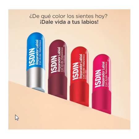 ISDIN REPARADOR LABIAL STICK COLOR ROSA 4G