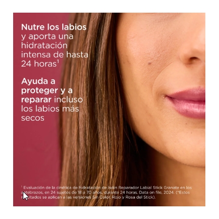 ISDIN REPARADOR LABIAL STICK COLOR GRANATE 4G
