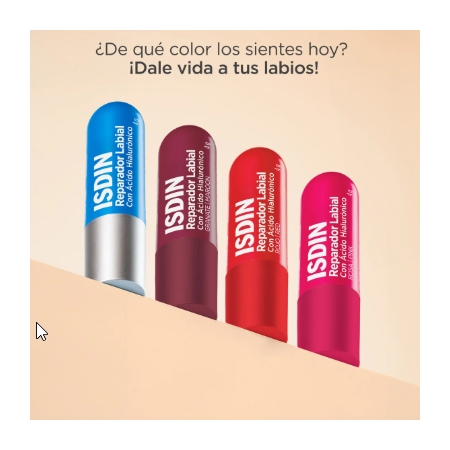 ISDIN REPARADOR LABIAL STICK COLOR GRANATE 4G