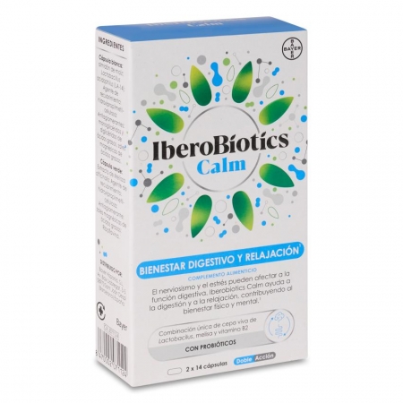 IBEROBIOTICS CALM 14 CAPSULAS VERDES + 14 CAPSULAS BLANCAS