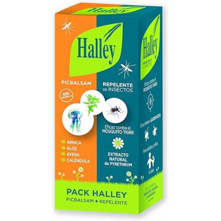 HALLEY PACK REPELENTE DE INSECTOS 150 ML + PICBALSAM 40 ML