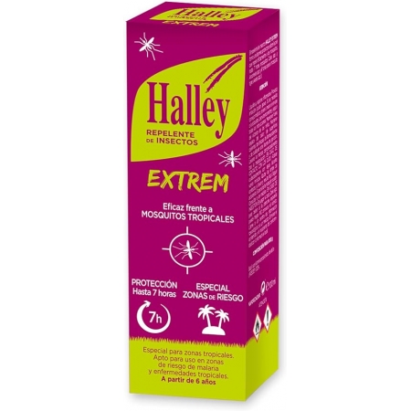 HALLEY EXTREM REPELENTE DE INSECTOS FORTE VAPORIZADOR 100 ML
