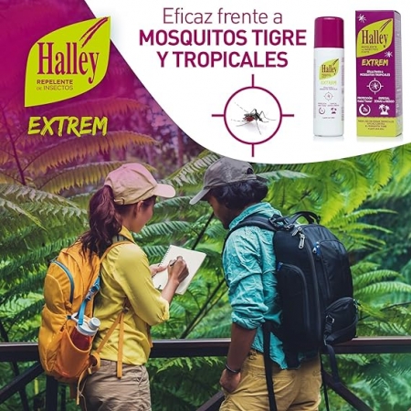 HALLEY EXTREM REPELENTE DE INSECTOS FORTE VAPORIZADOR 100 ML