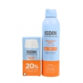 ISDIN PACK SPRAY TRANSPARENT WET SKIN SPF50 250 ML + FUSION WATER MAGIC SPF50 50 ML