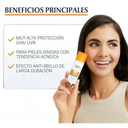 EUCERIN SUN OIL CONTROL SPF50+ GEL-CREMA 50 ML SIN COLOR