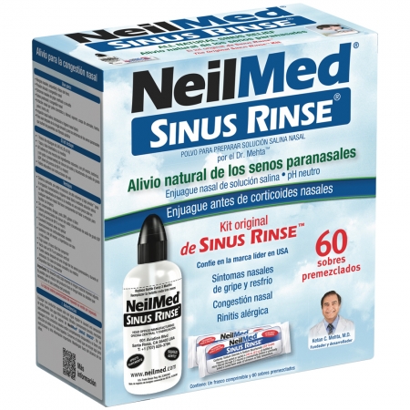 NEILMED SINUS RINSE KIT 1 FRASCO 240 ML + 60 SOBRES