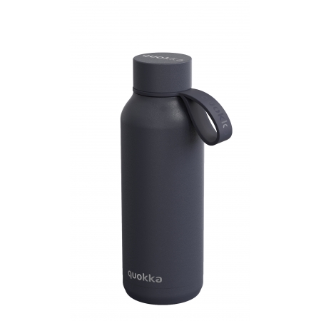 QUOKKA BOTELLA ACERO INOXIDABLE SOLID SLATE CON COLGADOR 510 ML