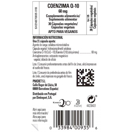 SOLGAR COENZIMA Q-10 60 MG 30 CAPSULAS VEGETALES